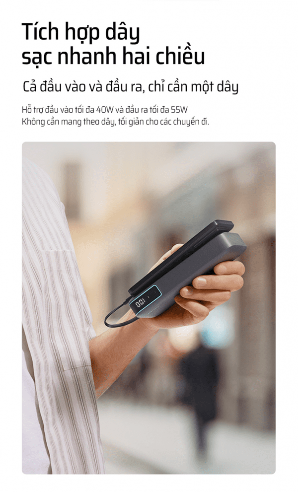 CUKTECH PB200N Pin sạc dự phòng 20000mAh 55W - Ảnh 20