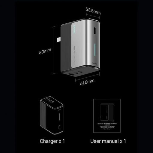 Củ sạc kiêm pin dự phòng 5000mAh CUKTECH BA651 - Ảnh 6