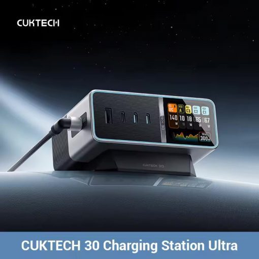 TA3005U-CUKTECH NO.30 Ultra screen display 300W desktop charging station - Ảnh 2