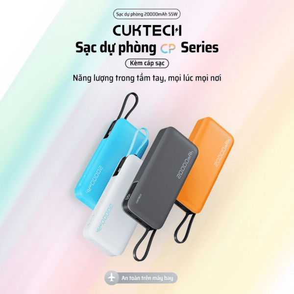 CUKTECH PB200N Pin sạc dự phòng 20000mAh 55W - Ảnh 13