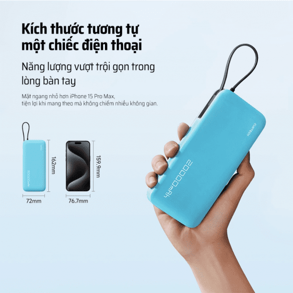 CUKTECH PB200N Pin sạc dự phòng 20000mAh 55W - Ảnh 10