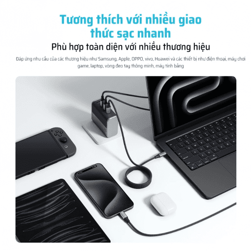 Cáp Sạc Nhanh Type-C 1.5m CUKTECH CMC615 - Ảnh 8