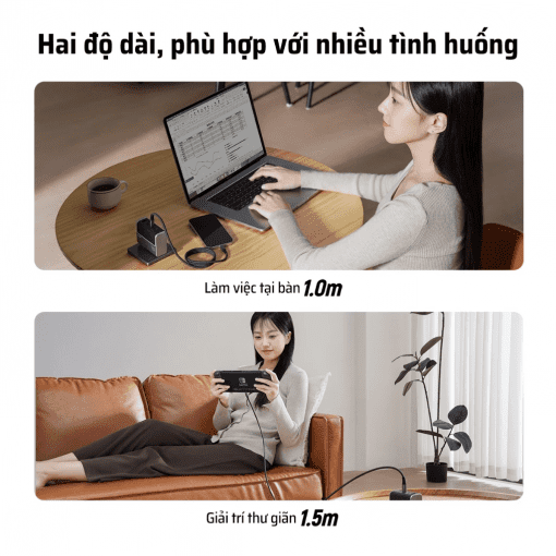 Cáp Sạc Nhanh Type-C 1.5m CUKTECH CMC615 - Ảnh 3