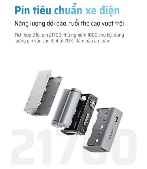 Pin sạc dự phòng 10000mAh CUKTECH PB100 30W - Ảnh 6