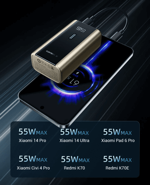 Sạc Dự Phòng Cuktech PB060 6000mAh 55W - Ảnh 8