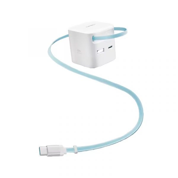 CUKTECH AD653W Củ sạc mini có cáp thu gọn 67W