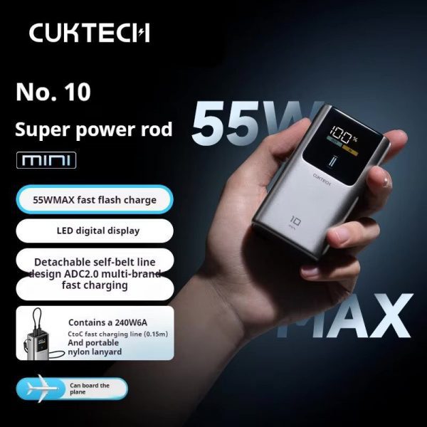 Pin dự phòng Mini Cuktech PB1055 10.000mAh 55W - Ảnh 2