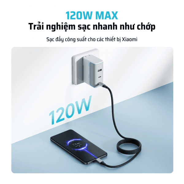 Cáp Sạc Nhanh Type-C 1.5m CUKTECH CMC615 - Ảnh 6