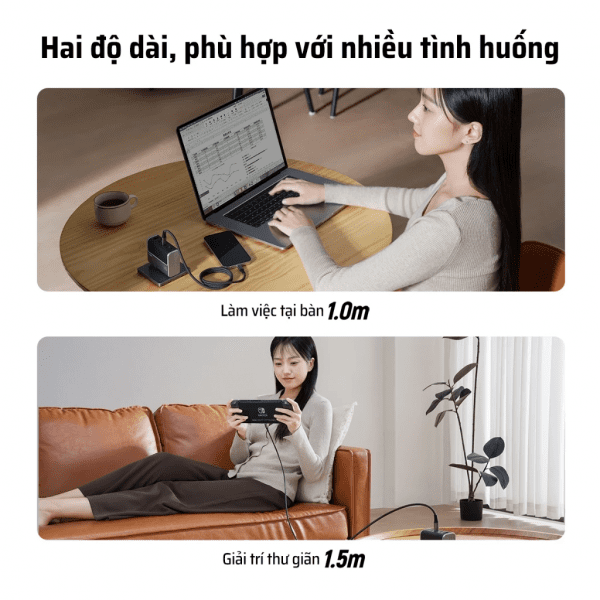 Cáp Sạc Nhanh Type-C 1.5m CUKTECH CMC615 - Ảnh 3