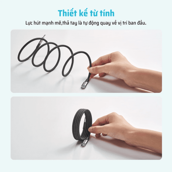 Cáp Sạc Nhanh Type-C 1.5m CUKTECH CMC615 - Ảnh 4