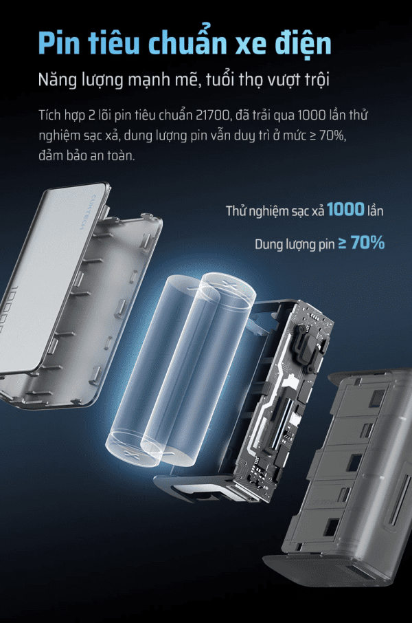 Pin sạc Dự Phòng 10000mAh CUKTECH PB100S - Ảnh 10