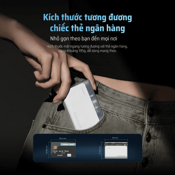 Pin sạc Dự Phòng 10000mAh CUKTECH PB100S - Ảnh 7