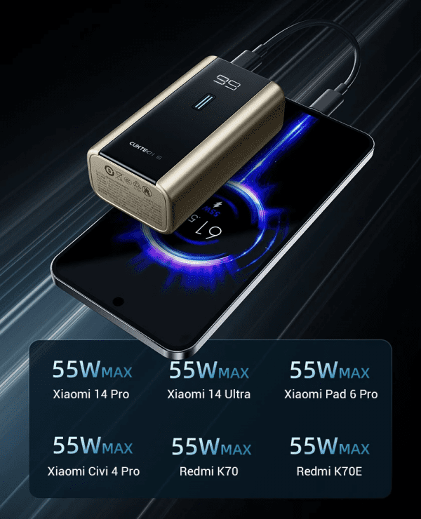 Sạc Dự Phòng Cuktech PB060 6000mAh 55W - Ảnh 8